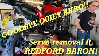How to remove servo and install servo buddy on a BMW S1000XR 2021 Gen2. #servo #s1000xr #motorbikes