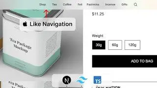 Apple-Like Navbar in React + Tailwind | Sticky on Scroll!