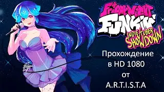 Друзья из моря. Friday Night Funkin-mod-Indie Vtuber Showdown. Прохождение в HD 1080.