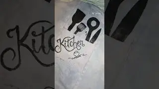 ✨ DIY Kitchen Apron Art | Motivational Shorts | Creative Kitchen Design 💖 #Short #motivation #diy