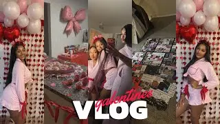 VLOG: hosted my first GALENTINES + VISION BOARD party! 