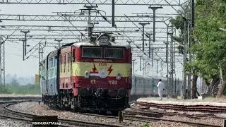 GRAND WAM4 AJJ with Chennai Superfast Express at Flat 110 kph - Indian Railways