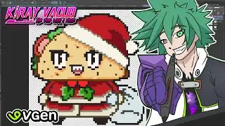 🎨【 Support Small Artist】Woking on Pixel Padoru Christmas Commission || Dual Streaming format