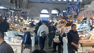 Walking Athen&rsquo;s Largest Seafood Market (So Many Varieties!)