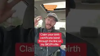 Birth Certificate Bond #qfs #trump #usa #canada #australia