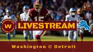 Washington Football Team vs. Detroit Lions Livestream
