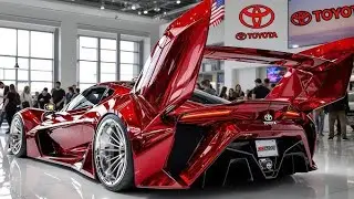 game-style description for the 2025 Toyota MR2 in a modern red color,