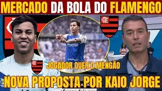 MERCADO DA BOLA DO FLAMENGO! FLAMENGO OFICIALIZA NOVA PROPOSTA POR KAIO JORGE! MENGÃO QUER O JOGADOR