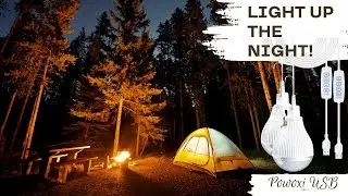 Кемпинговые фонари USB LED и обзор!