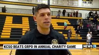Kent County Sheriff's Office wins annual fundraiser game against GRPD