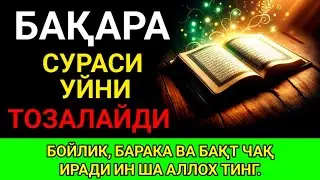 Бақара Сураси! Уйга шайтон кирмайди ва барака ёгилади | Иймонни қувватловчи сура