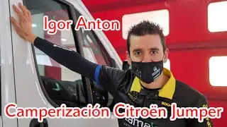 Igor Anton camperiza su Citro&euml;n Jumper