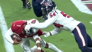 Kyler Murray gets tackled in the endzone Jacob Martin grabbed the hamlet The refs missed that one!!!
