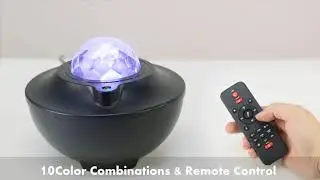 Tomshine Starry Projector Light with Remote Control Adjustable 21 Lighting Modes