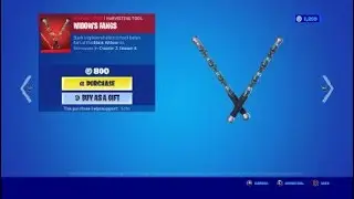 WIDOW&rsquo;S FANGS &ldquo;HARVESTING TOOL&rdquo; (MARVEL SERIES) 800 V Bucks - Fortnite Review