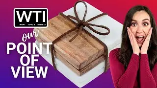 Our Point of View on Thirstystone White Marble Wood Coasters From Amazon