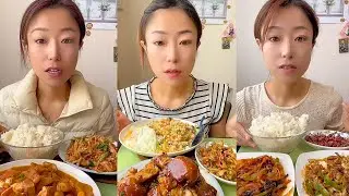 Chinese Home-Cooked Food Mukbang | Realistic Eating Sounds No Talking #335