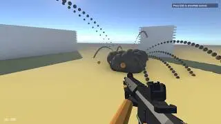 Low Poly FPS Grenade Explosion Animation Test