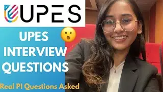 📌 UPES Personal Interview Questions 2025 | MBA & UG Admissions PI Round || #upes #interviewtips
