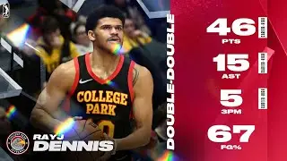 Two-Way RayJ Dennis Erupted For 46 PTS & 15 AST Vs. The Blue Coats!