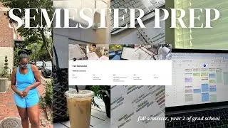 FALL SEMESTER PREP 📚 notion + planner set up, supply shopping & google calendar tips & tricks