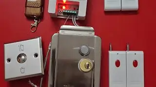 How to Connect Wireless Remote Kit with Alba Electronic Lock and Manual Switch 