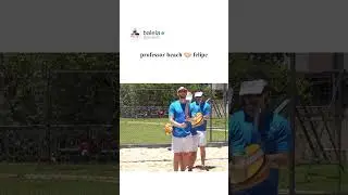 professor beach 🤓 #balela #beachtennis #humor #shorts #beachtennislife #fyp