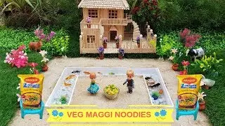 Veg Maggi Noodles | Maggi recipe | Miniature Maggi | EP#51 | Tiny Chutti Cooking