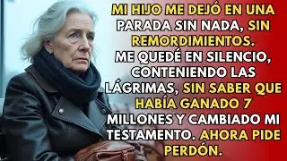 Mi hijo me abandonó en una parada sin nada, sin saber que había ganado 7 millones