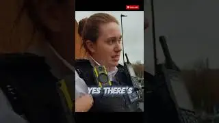 UK Cop Panics After Saying This #shorts
