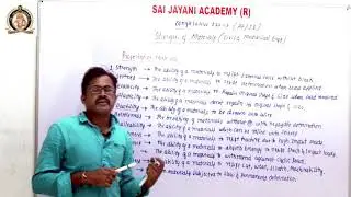 KPSC | PWD RECRUITMENT | AE AND JUNIOR ENGINEER|SOM|PROPERTIES OF MATERIALS