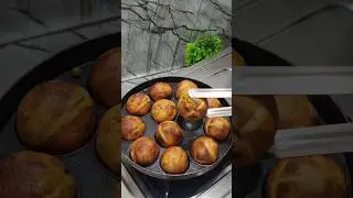 Masala Bati in Appe pan #shorts #viralshorts #trendingshorts #masalabati#nooilrecipe