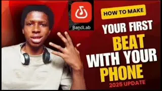How to make your first beat with your phone like a PRO using bandlap  #musicproduction