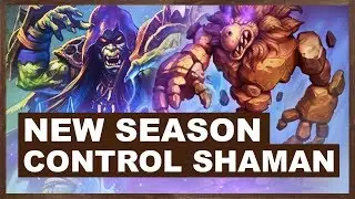 New Season Control Shaman To Legend | Rise of Shadows | Hearthstone