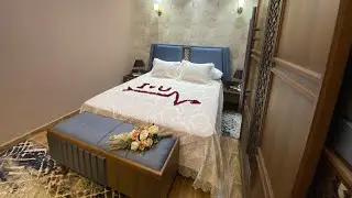 شقة عروسة من السويس فى القاهرة وتفاجأت لما دخلت غرفه النوم 🤪😇