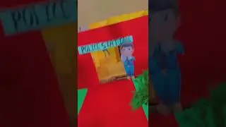 police station for science exhibition #trending #tejas's creativity #like #policestation