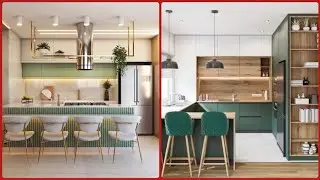 beautiful breakfast counter kitchen designs | latest modular kitchen ideas