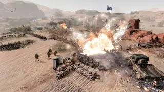 CoH 3 | Breaking Through The Defensive Line | USF | Trying 1v1 | Advanced Battlegroup