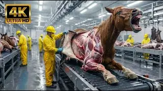 Inside the Secret Horse Leather Factory &ndash; Raw Hide to Luxury Fashion (Dangerous Process)