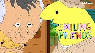 The Painting of the Mysterious Brown Blur  | Smiling Friends Season 3 | Adult Swim Europe