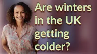 Are winters in the UK getting colder?