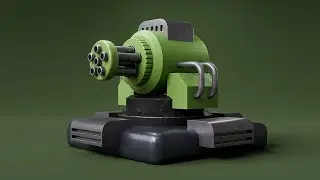 Gatling Gun | Blender Modeling Tutorial | Nyx Blender3D