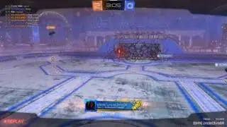 Insane Wall Shot in Rocket League!