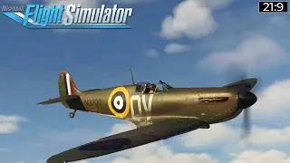 Supermarine Spitfire Mk1A (Aeroplane Heaven) Cold & Dark + Testflug ★ MS Flight Simulator Deutsch