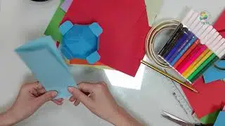 006# How To Make Sunflower Box   The Ha Origami Day 01