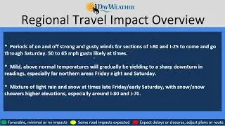 DayWeather Regional Travel Impact Forecast 12-25-25