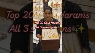 Top 20 Harams all 24 grams Gold haram designs for wedding | Pothys Swarnamahal middle haram