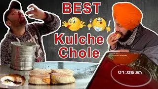 BEST Kulche Chole 🤪 Challenge Kon Winner ? 🙄 | Arsh Nagra & Jassi Kamiria  | New Food Video 2022