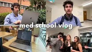 a balanced week in medical school 🦋💻 🎧  (studying, rock climbing, reflecting)