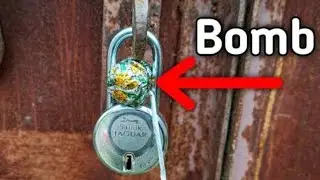 Vip Bom VS lock 🔐 वीआईपी बम धमाके से ताला टूट जाए गा क्या 😱 Sutali Bam Happy Diwali